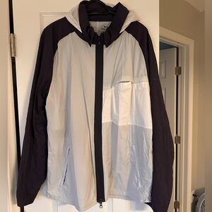 Nike Men's Black and Gray Windbreaker